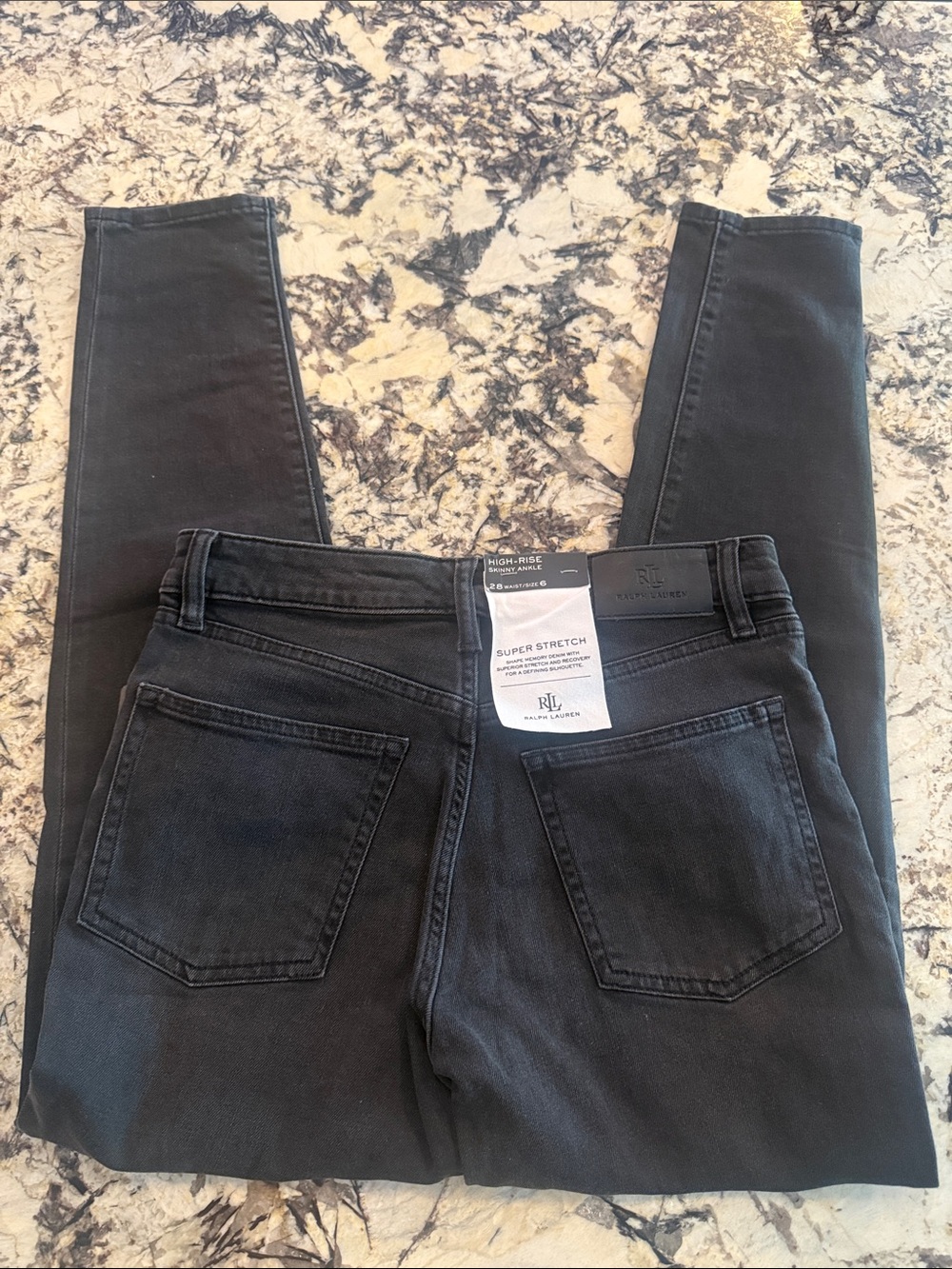 Lauren Ralph Lauren -high rise skinny ankle jeans -Brand New With Tags - Picture 9 of 10